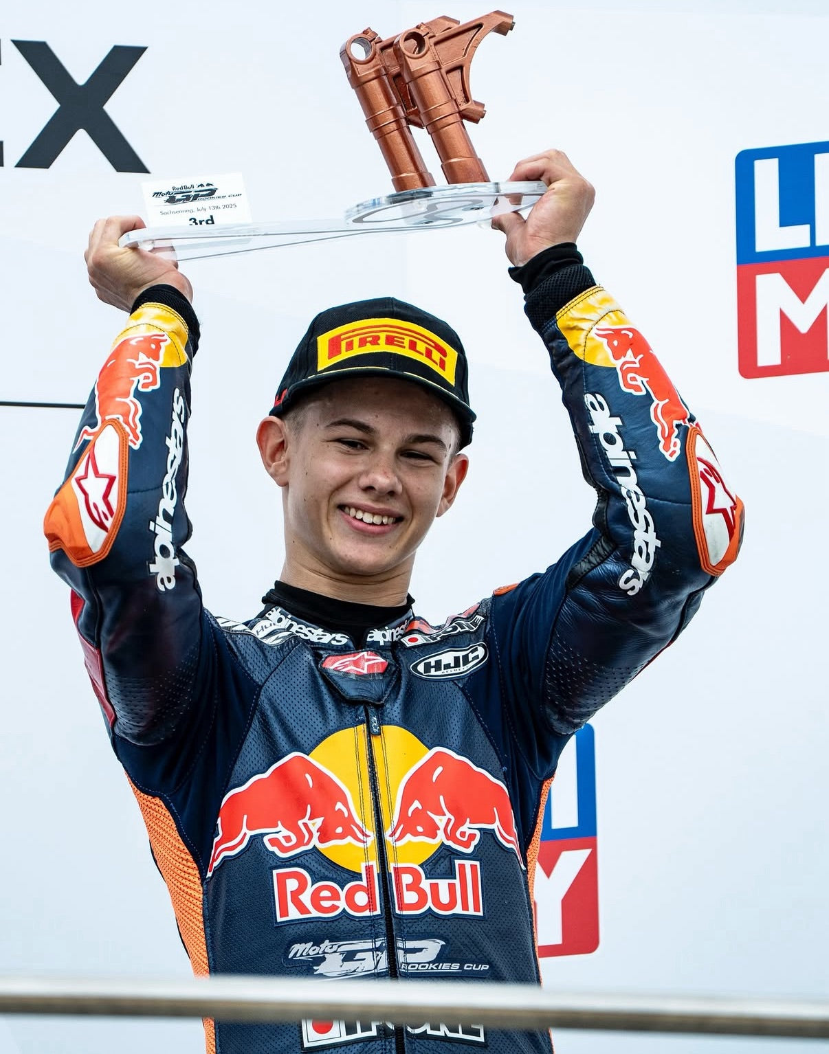 首登紅牛MotoGP新秀盃頒獎台！恭喜！