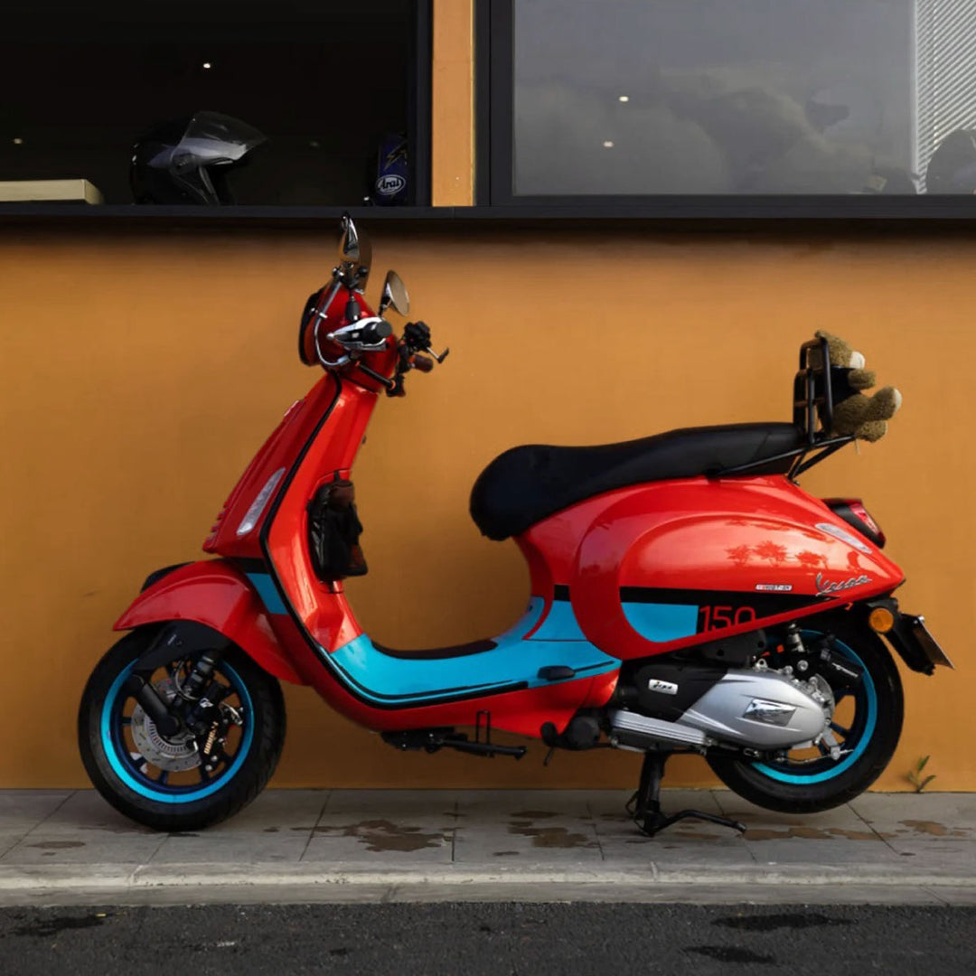 偉士牌 VESPA 春天 / 衝刺 專用｜220mm T扣浮動碟盤 FV01T