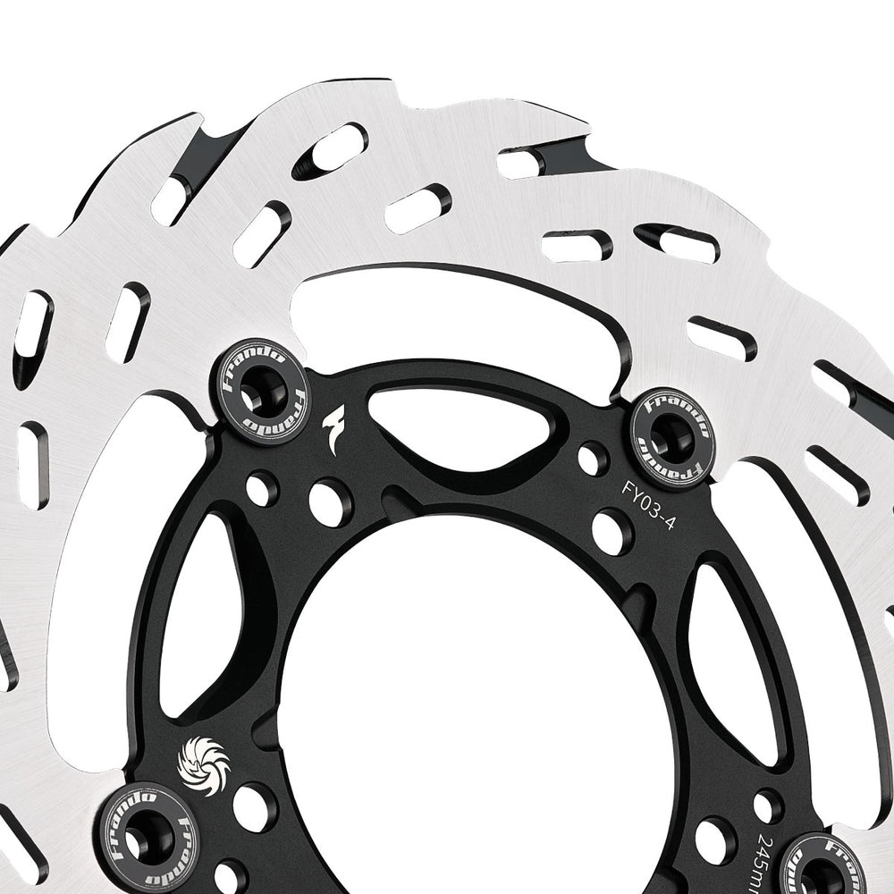 YAMAHA 新勁戰 1-3 代 專用｜245mm 專利渦昊散熱型導風浮動碟盤 FY03-4